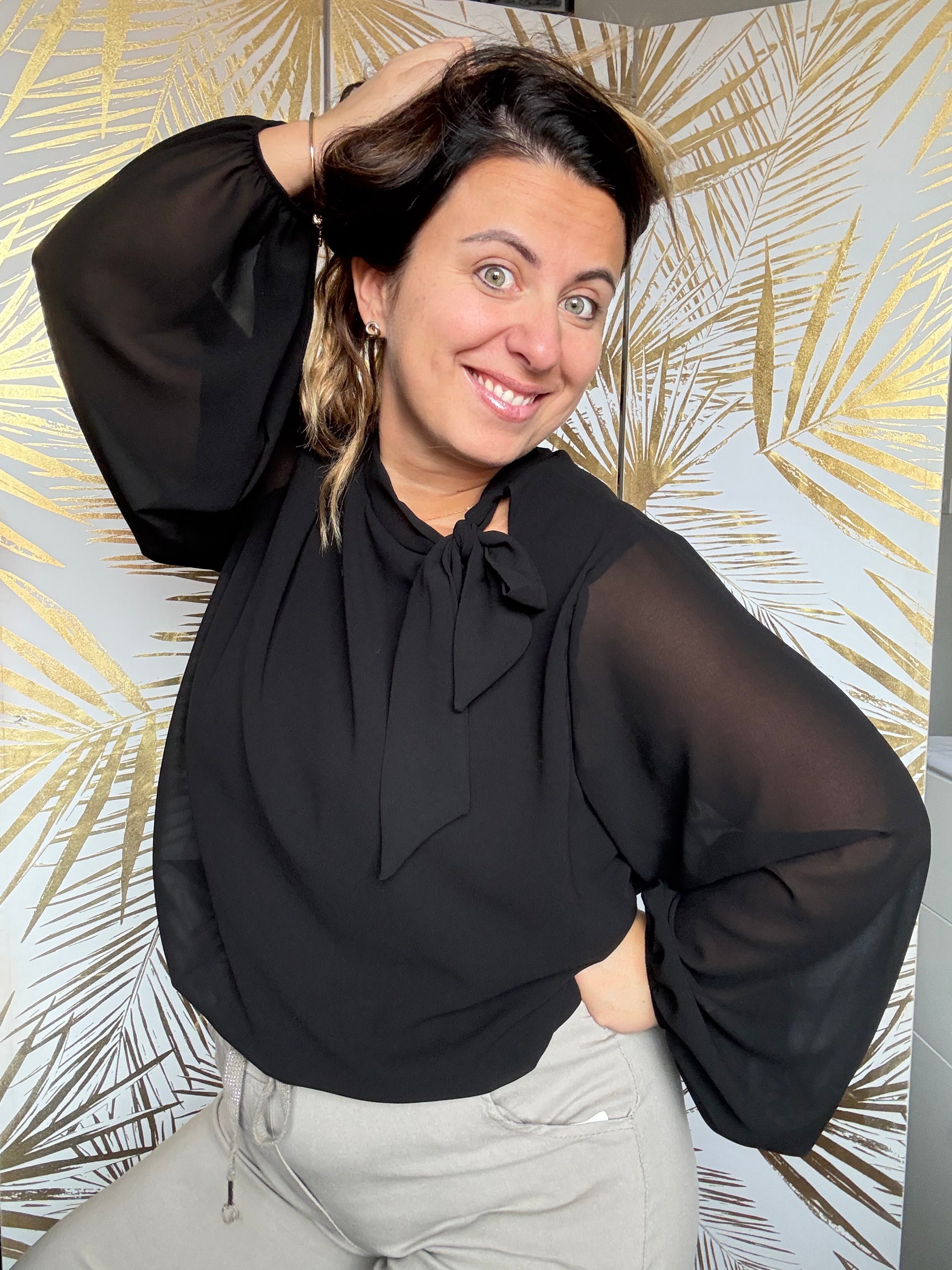 Blouse Aniella noir