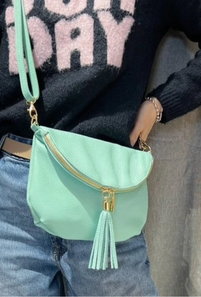 Sac bandoulière en cuir