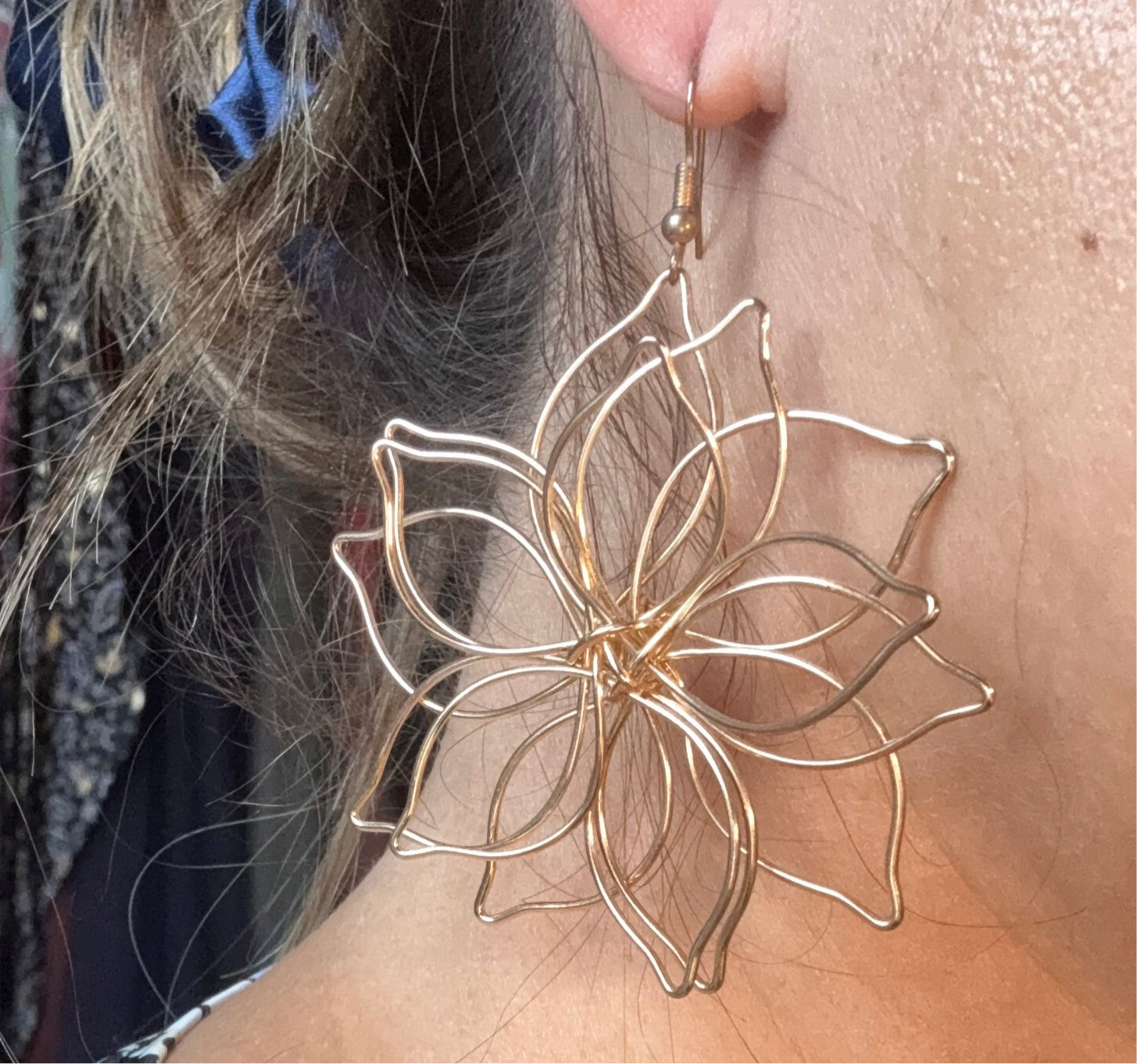Boucles d’oreilles fleurs