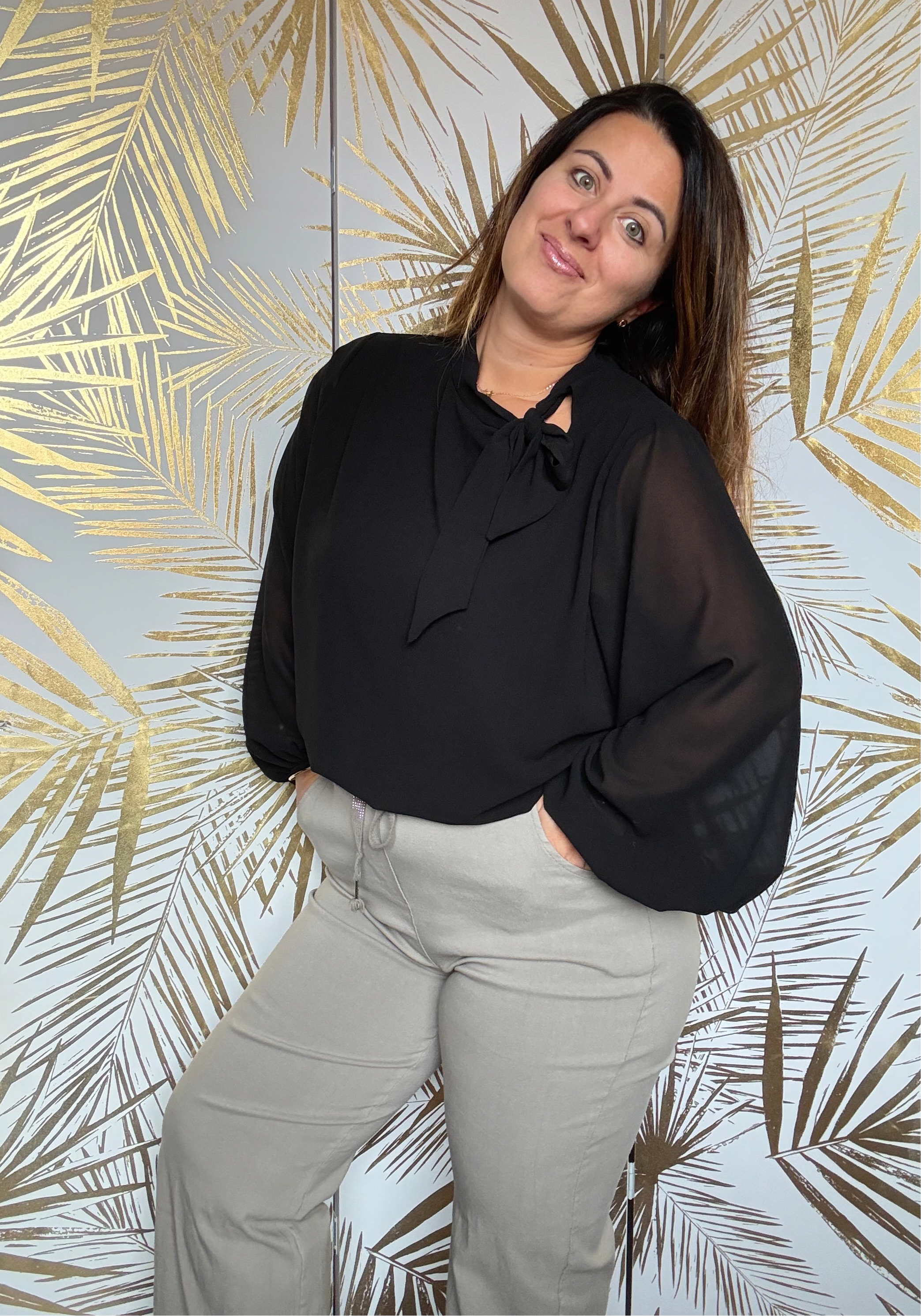 Blouse Aniella noir