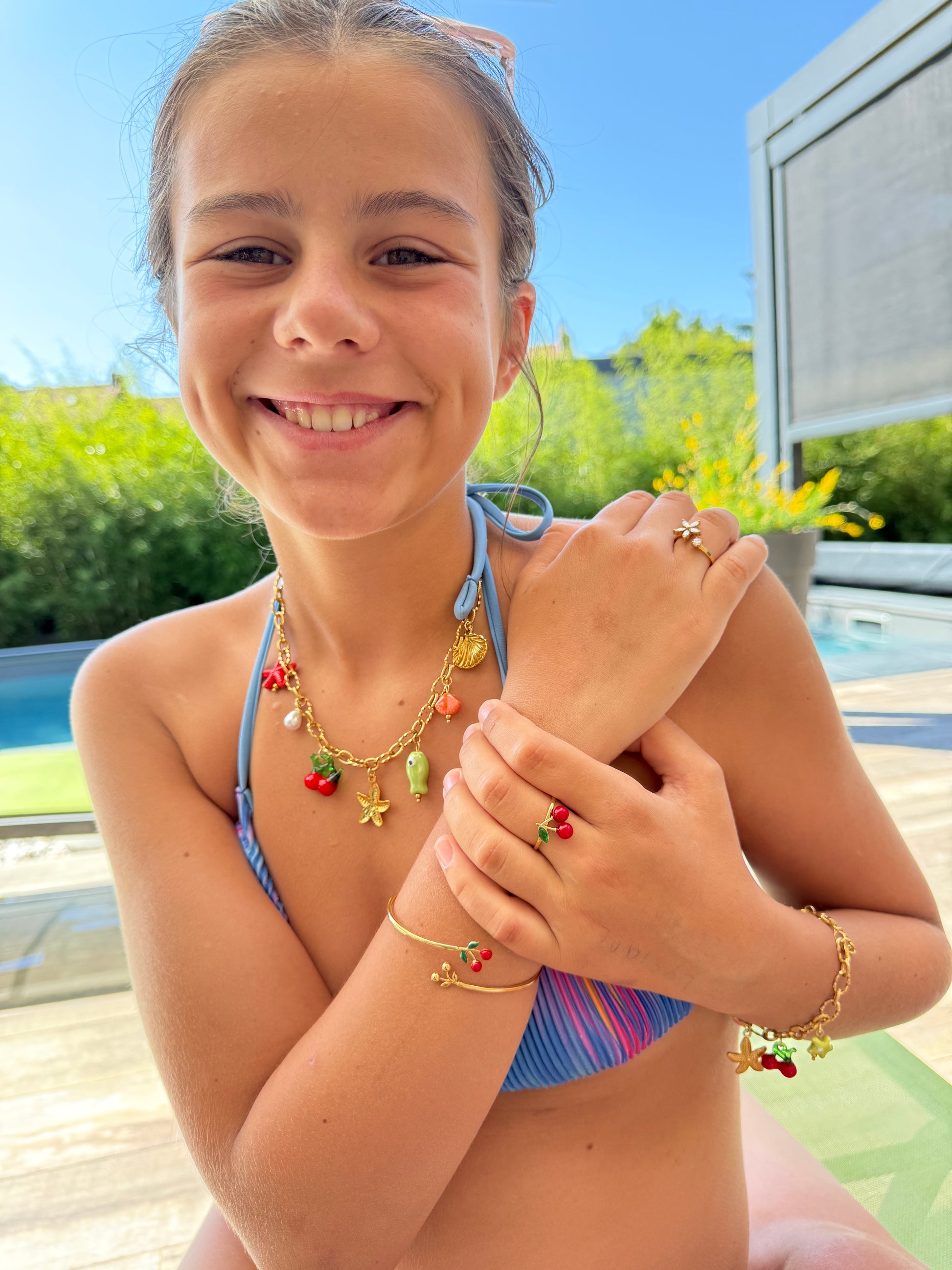 Bracelet cerise