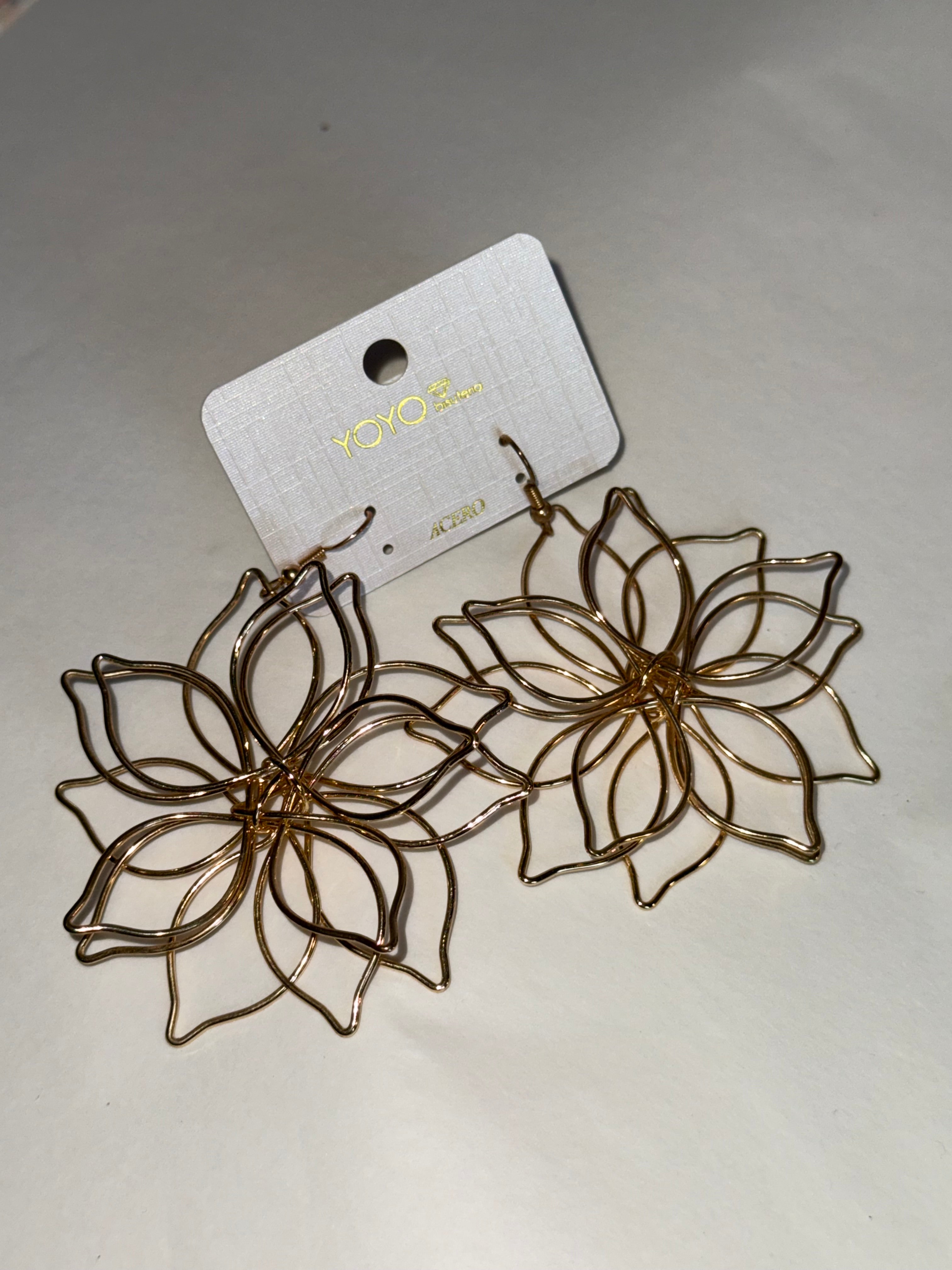 Boucles d’oreilles fleurs
