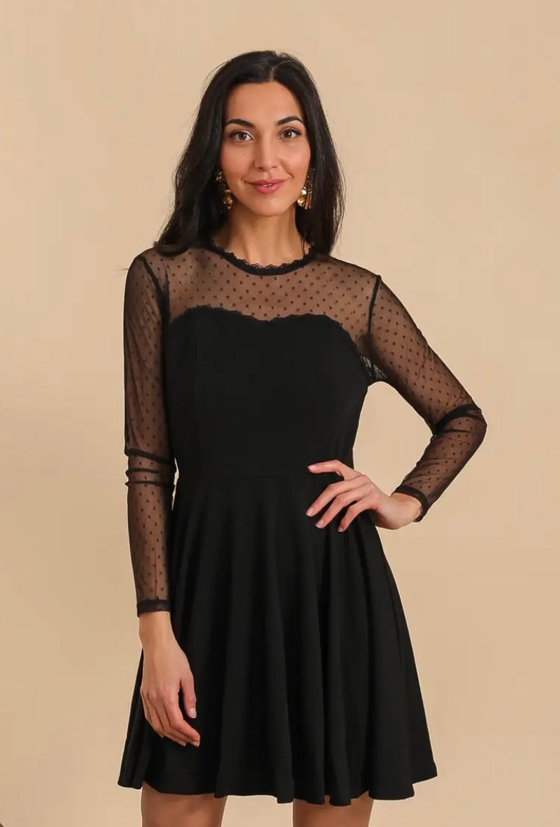 Robe en plumetis