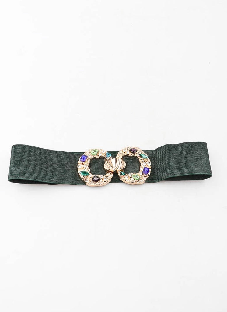 Ceinture élastique verte