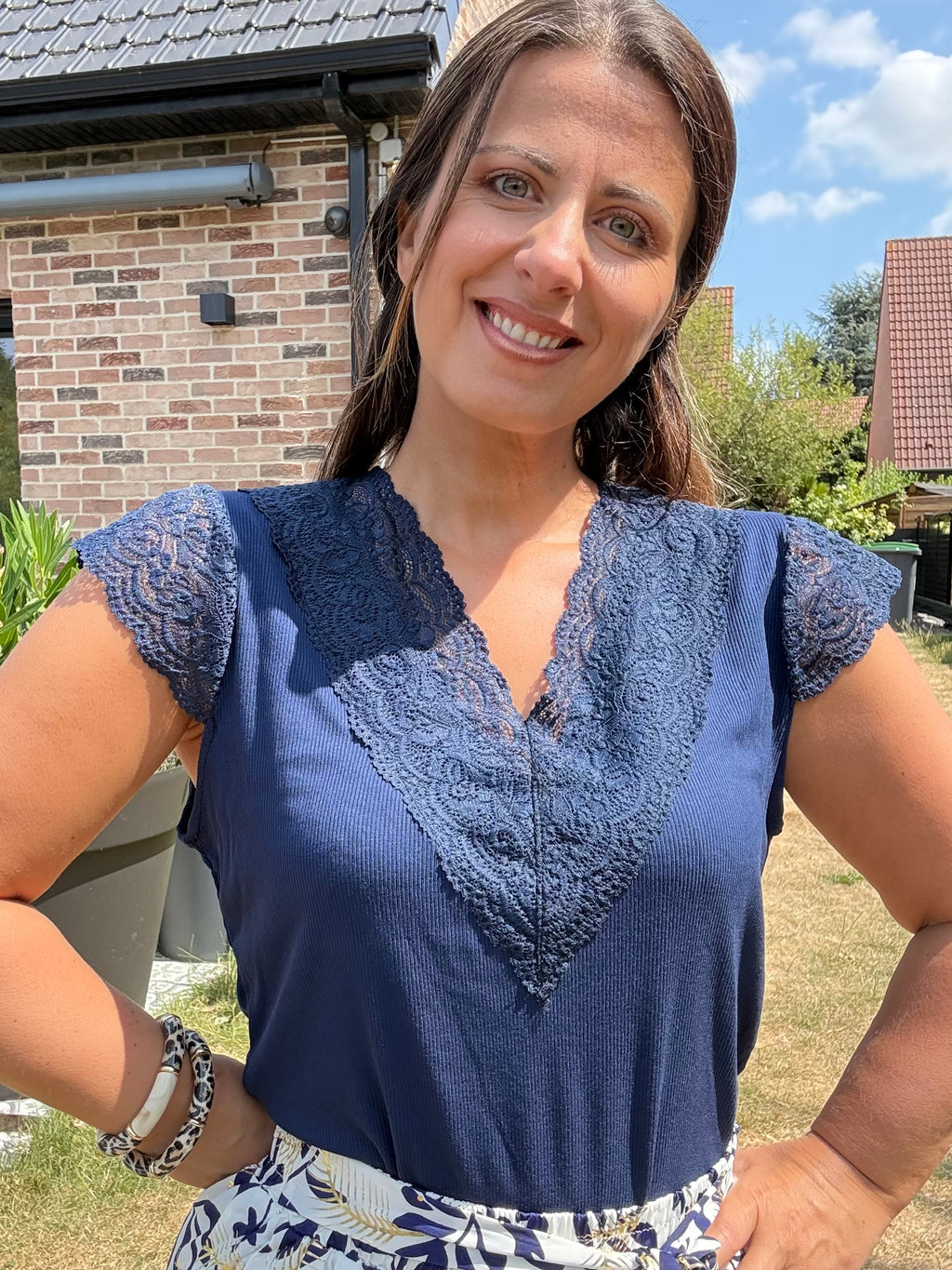 TEE shirt Lise dentelles