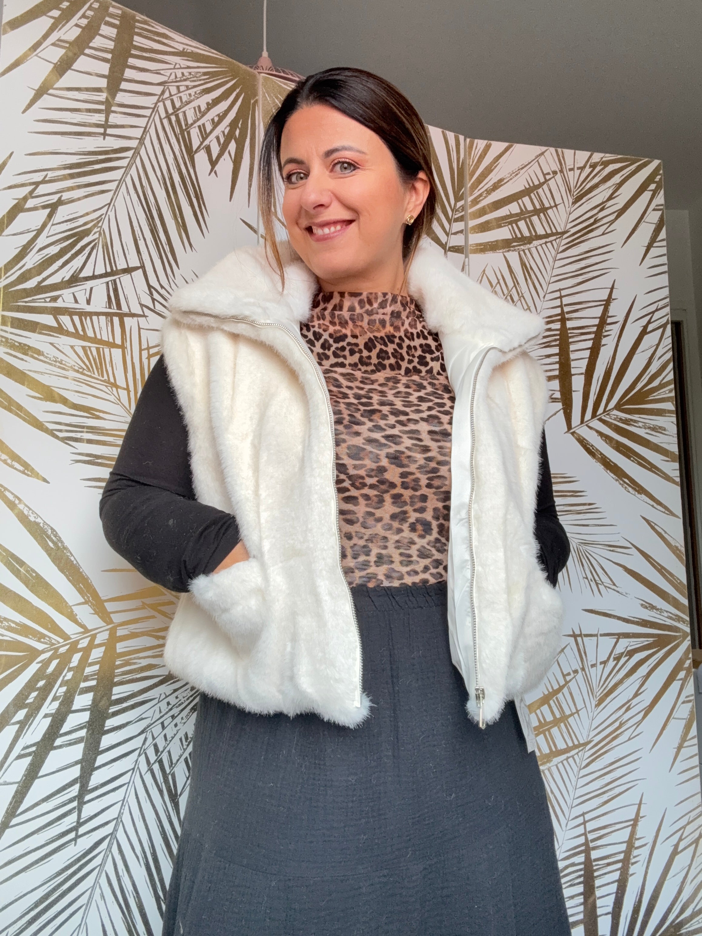 Gilet fourrure