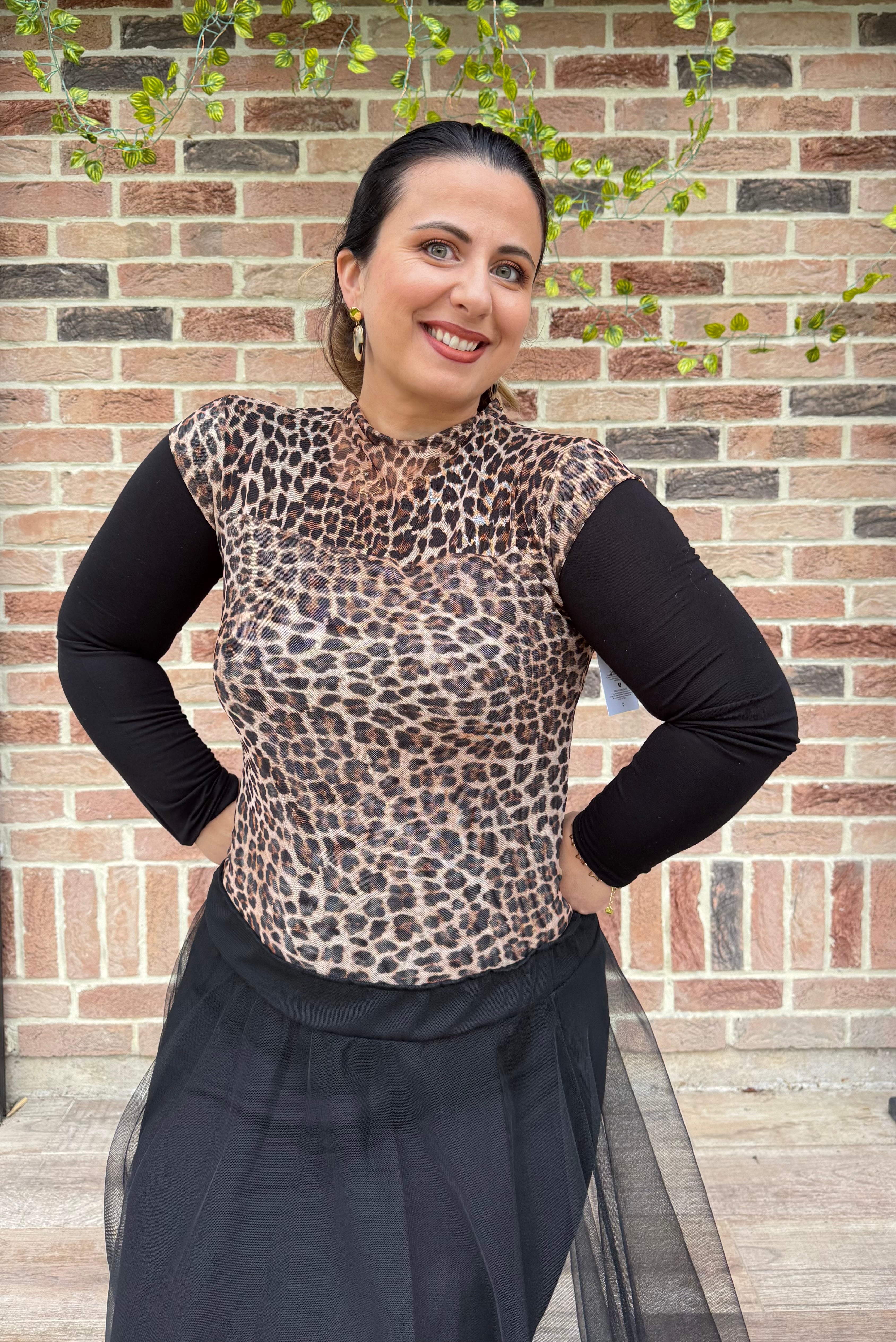 Blouse léopard