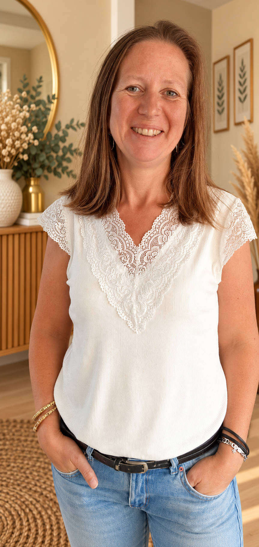 TEE shirt Lise dentelles