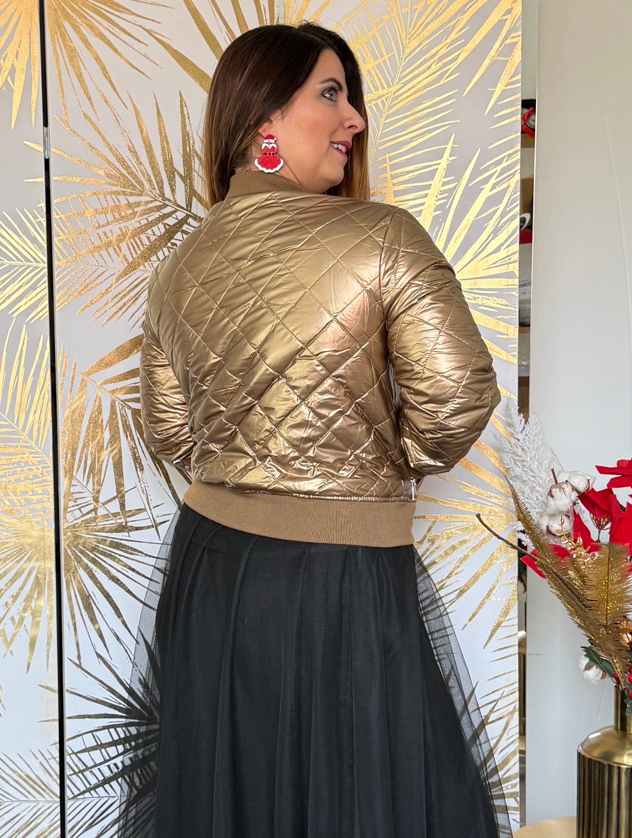 Veste matelassée bomber femme