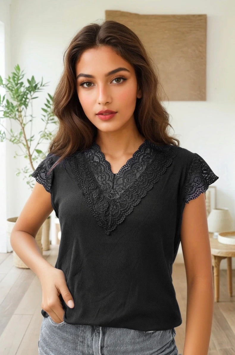 TEE shirt Lise dentelles