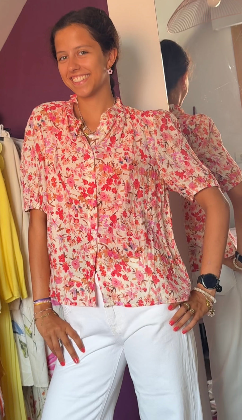 Blouse fleurie Marie