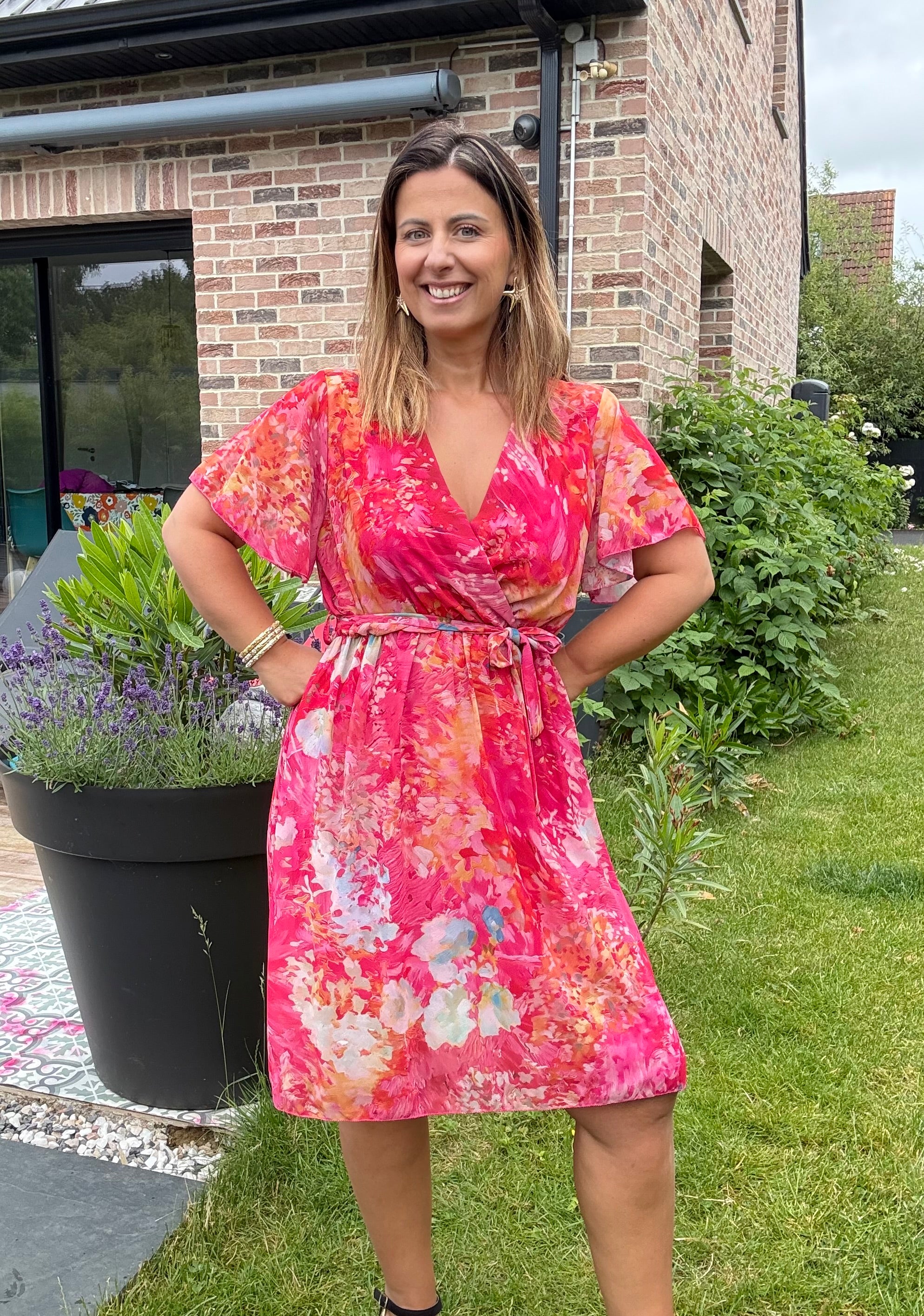 Robe Fiona courte et fluide