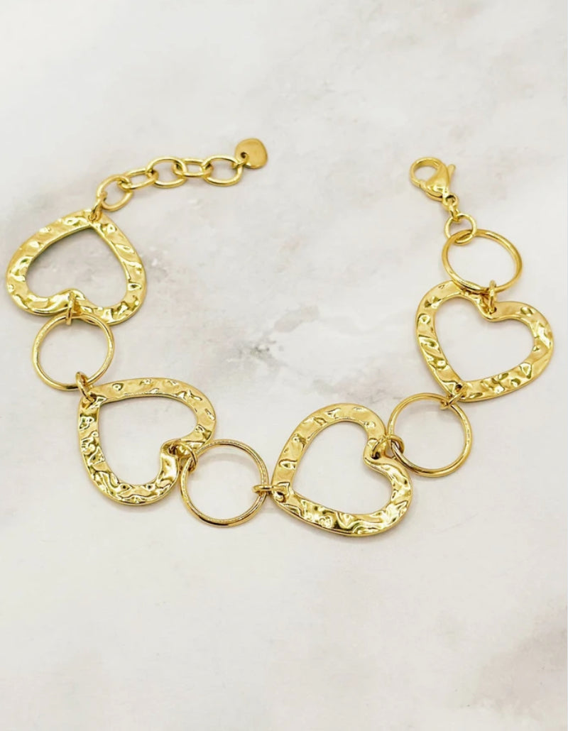 Bracelet cœurs