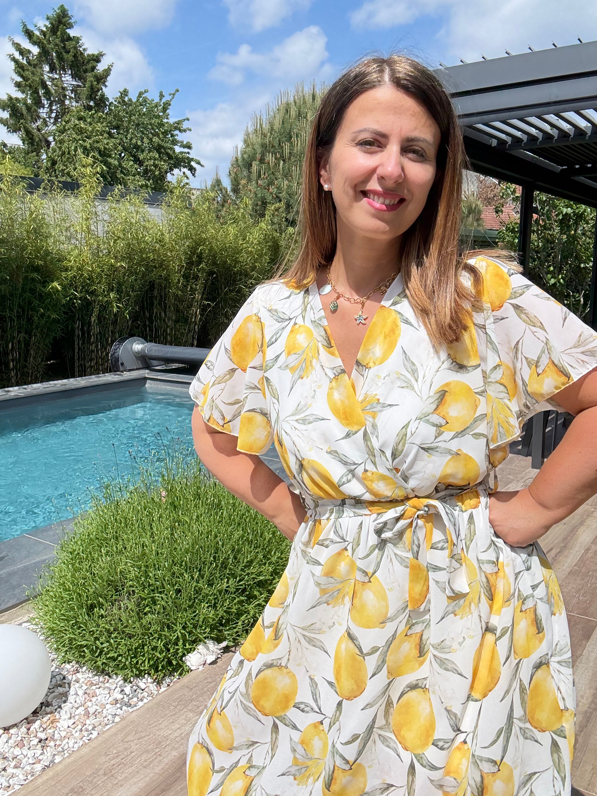 Robe Fiona courte et fluide