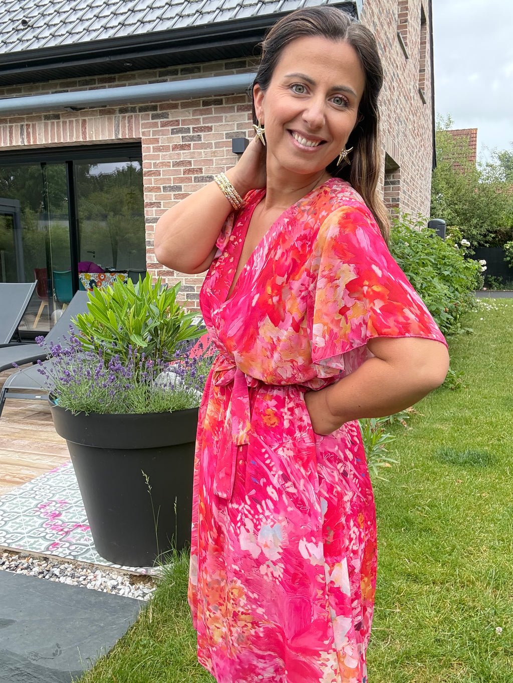 Robe Fiona courte et fluide