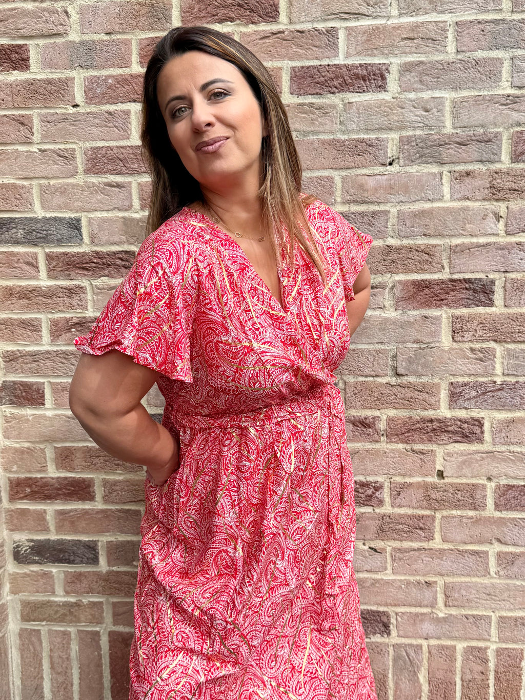 Robe Aline rouge