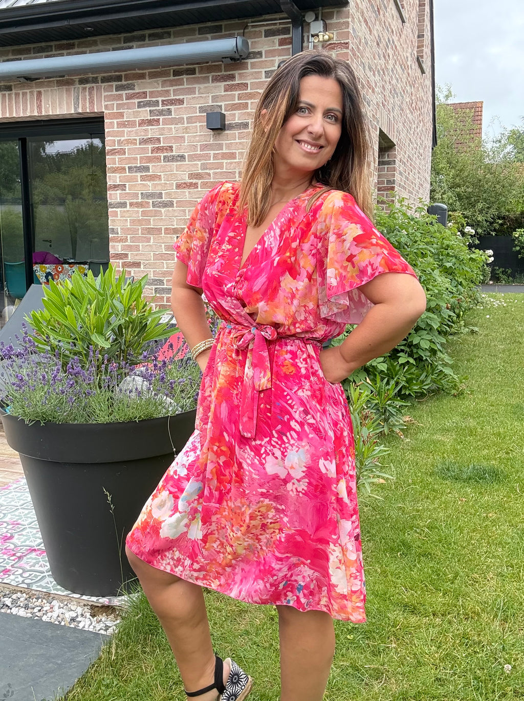 Robe Fiona courte et fluide