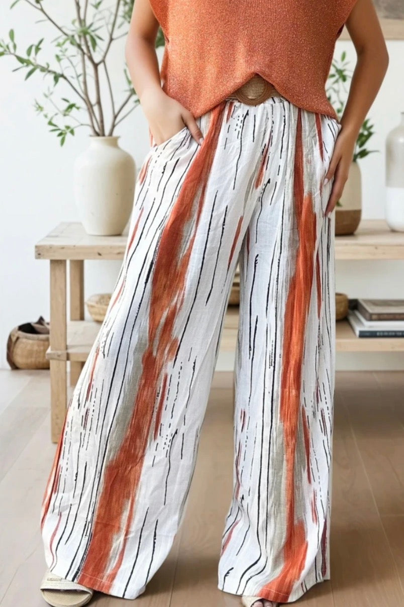 Pantalon aquarelle