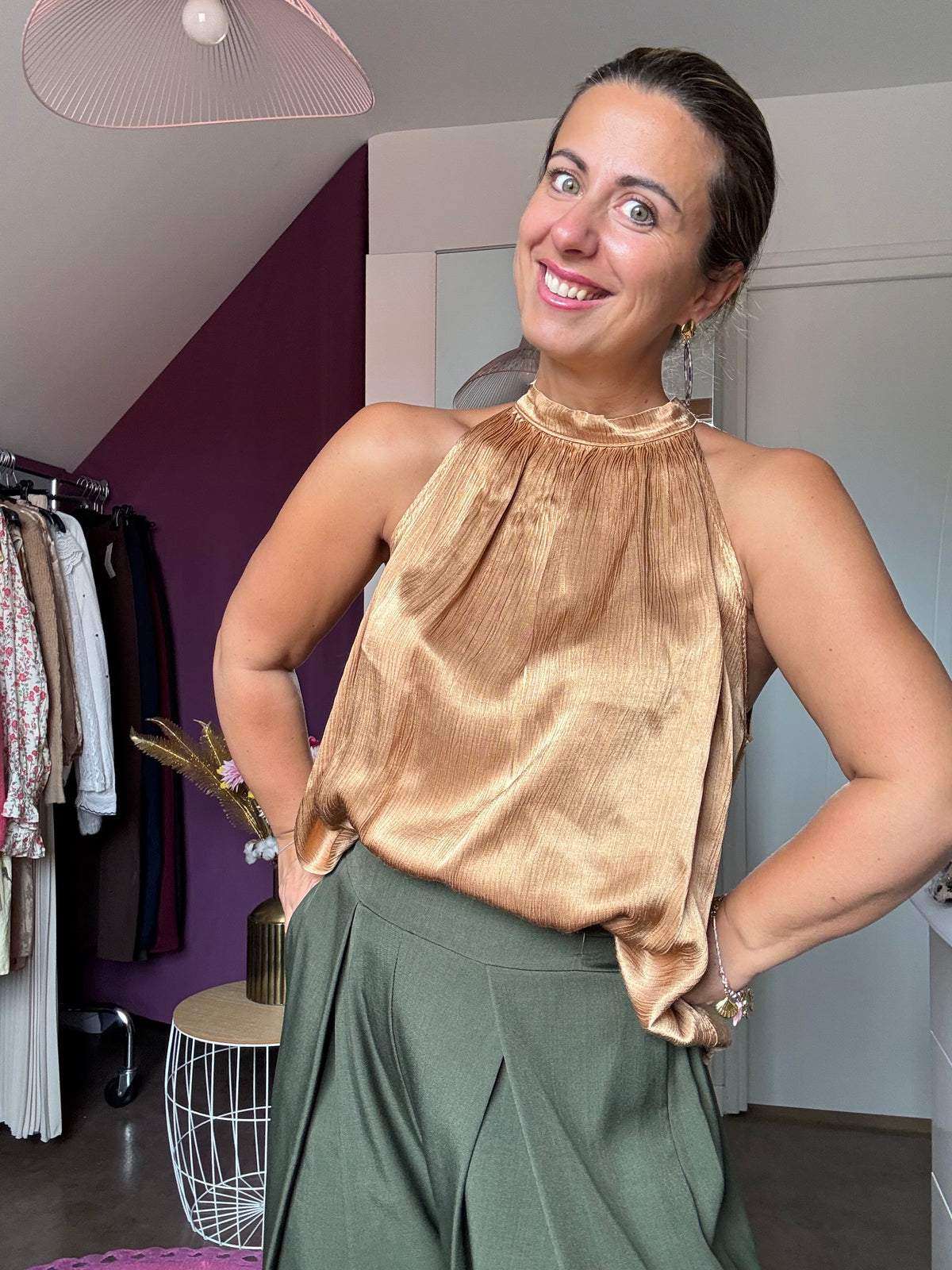 Blouse Anaïs satin