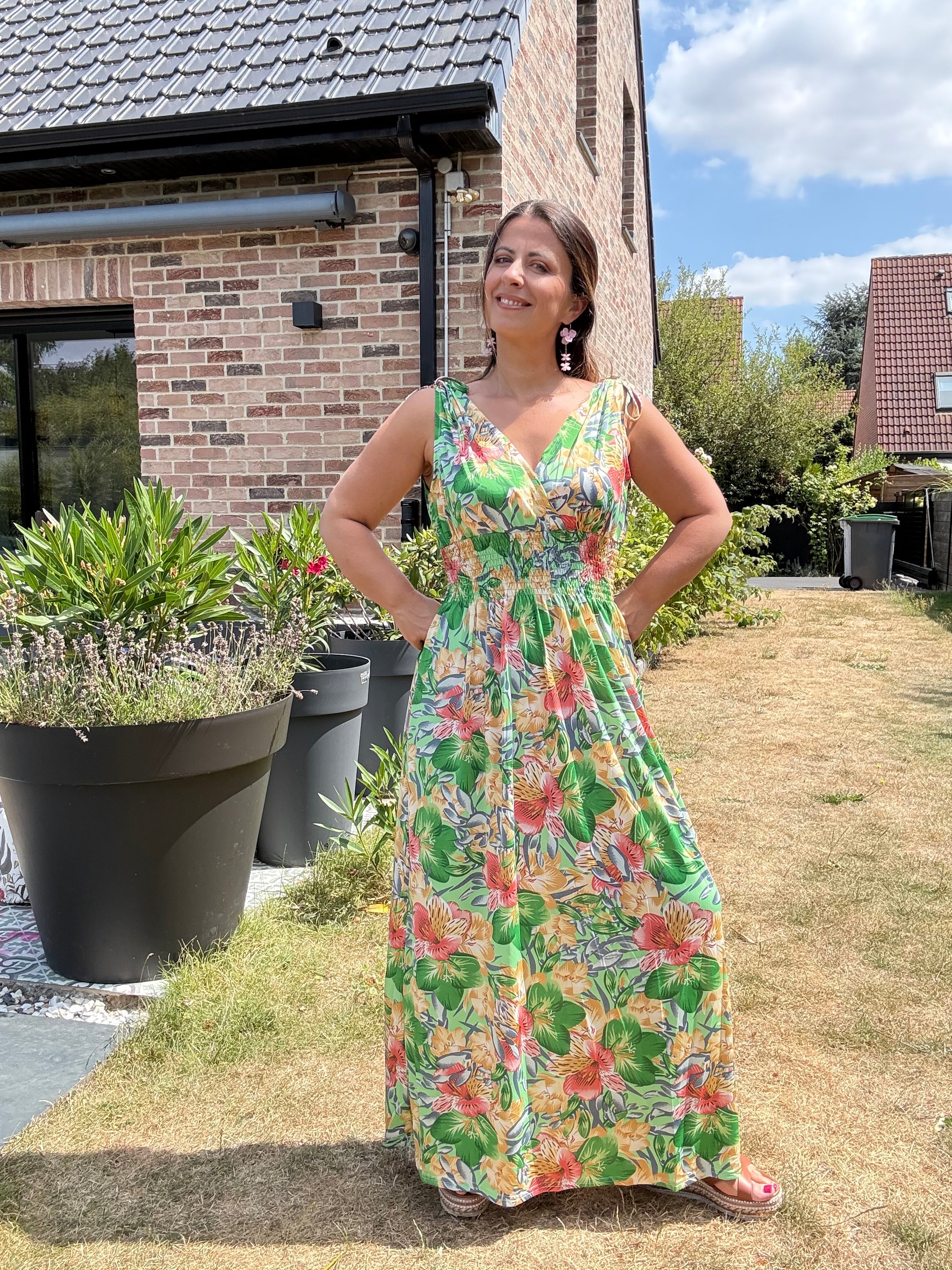 Robe magique tropicale
