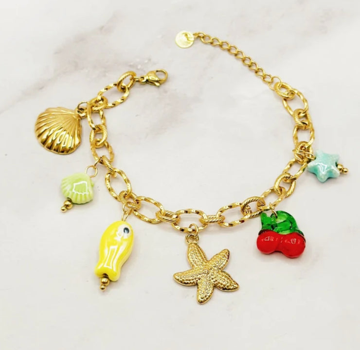 Bracelet charms Clem clem