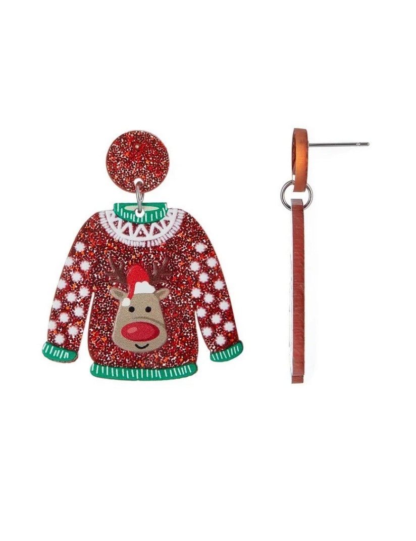 BO Noël Pull rouge