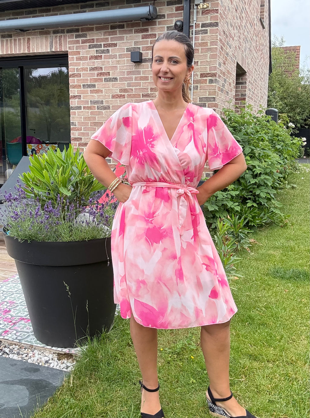 Robe Fiona courte et fluide