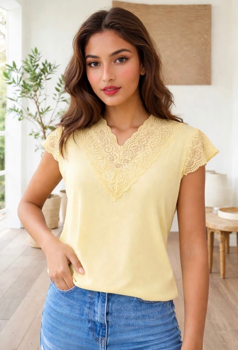 TEE shirt Lise dentelles