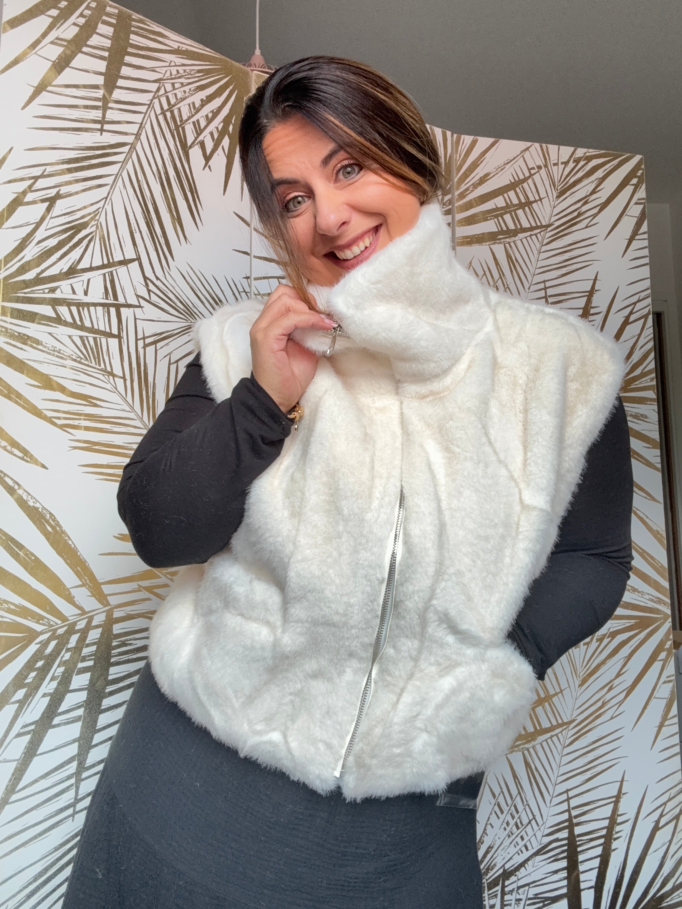 Gilet fourrure
