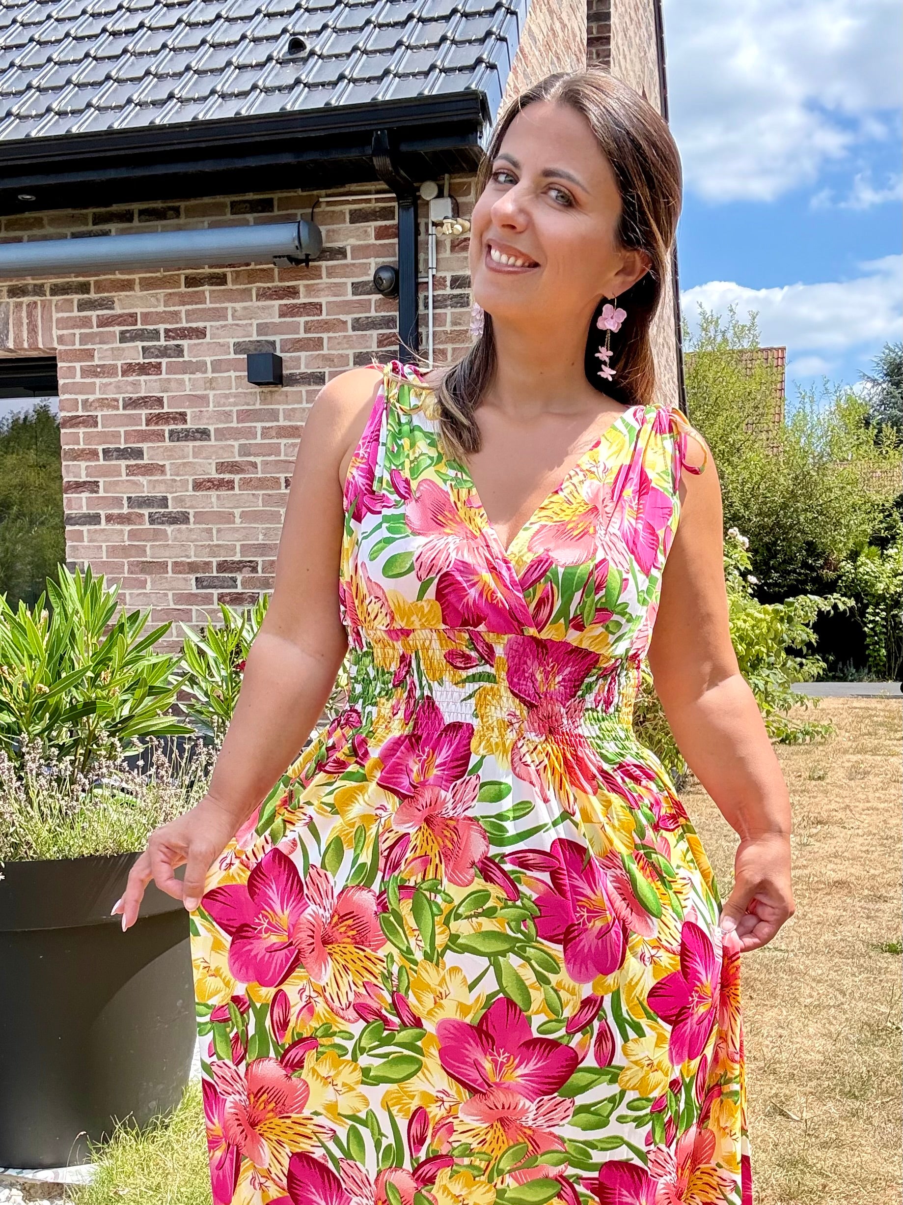 Robe magique tropicale