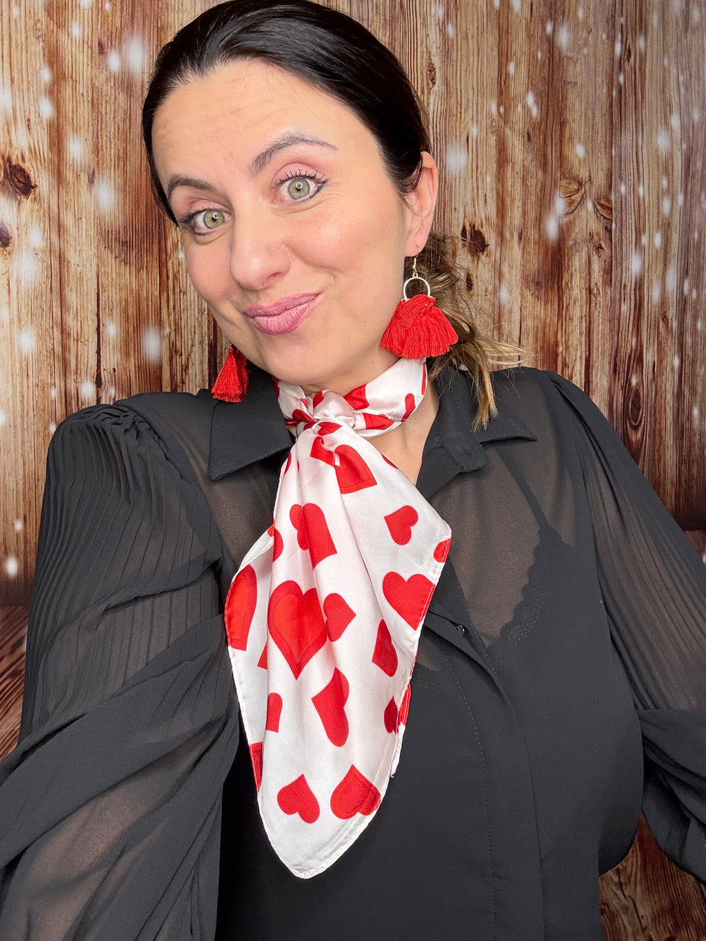 Foulard cœurs