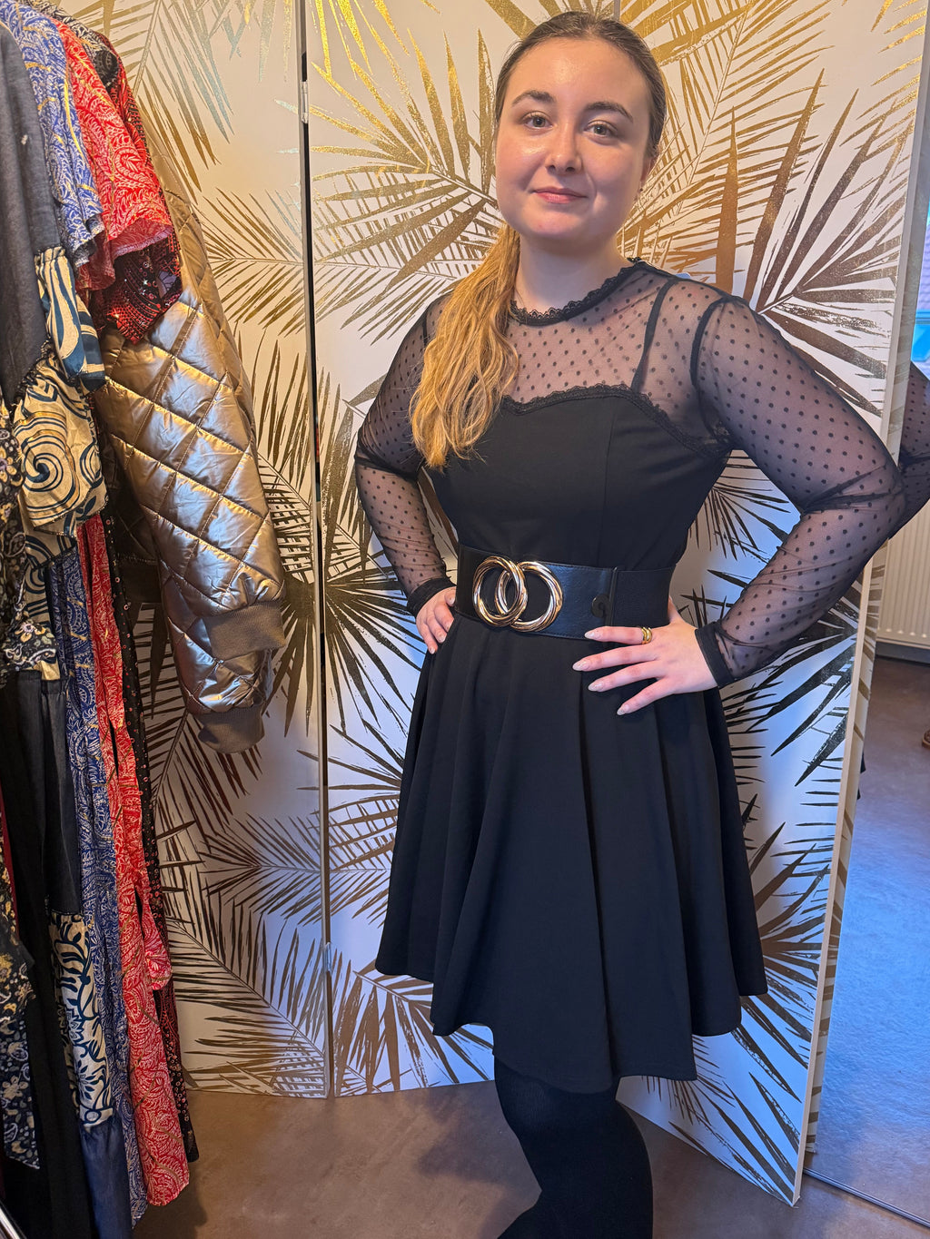 Robe en plumetis