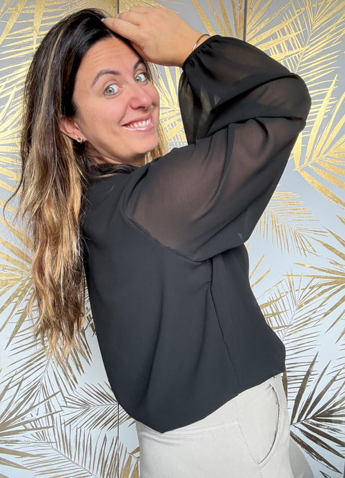 Blouse Aniella noir