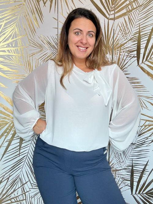 Blouse Aniella crème