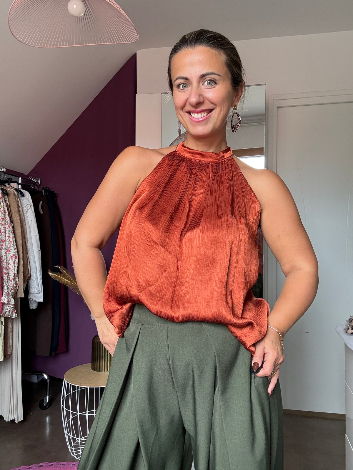 Blouse Anaïs satin
