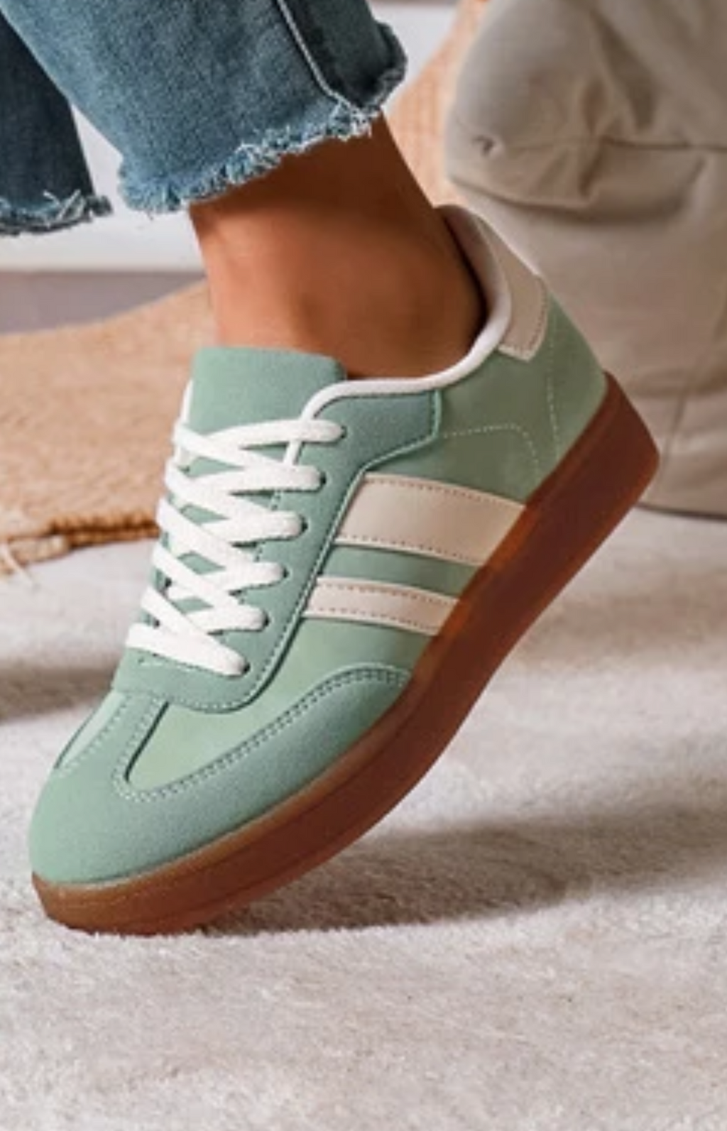 Basket Megane Vert d’eau