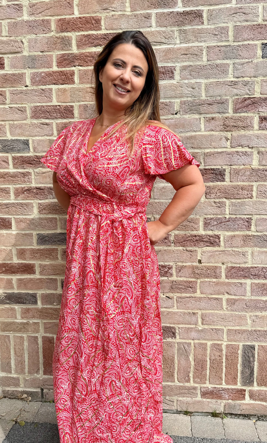 Robe Aline rouge