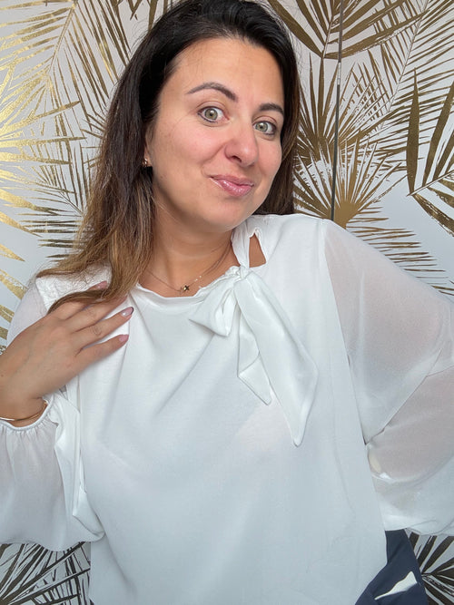 Blouse Aniella crème