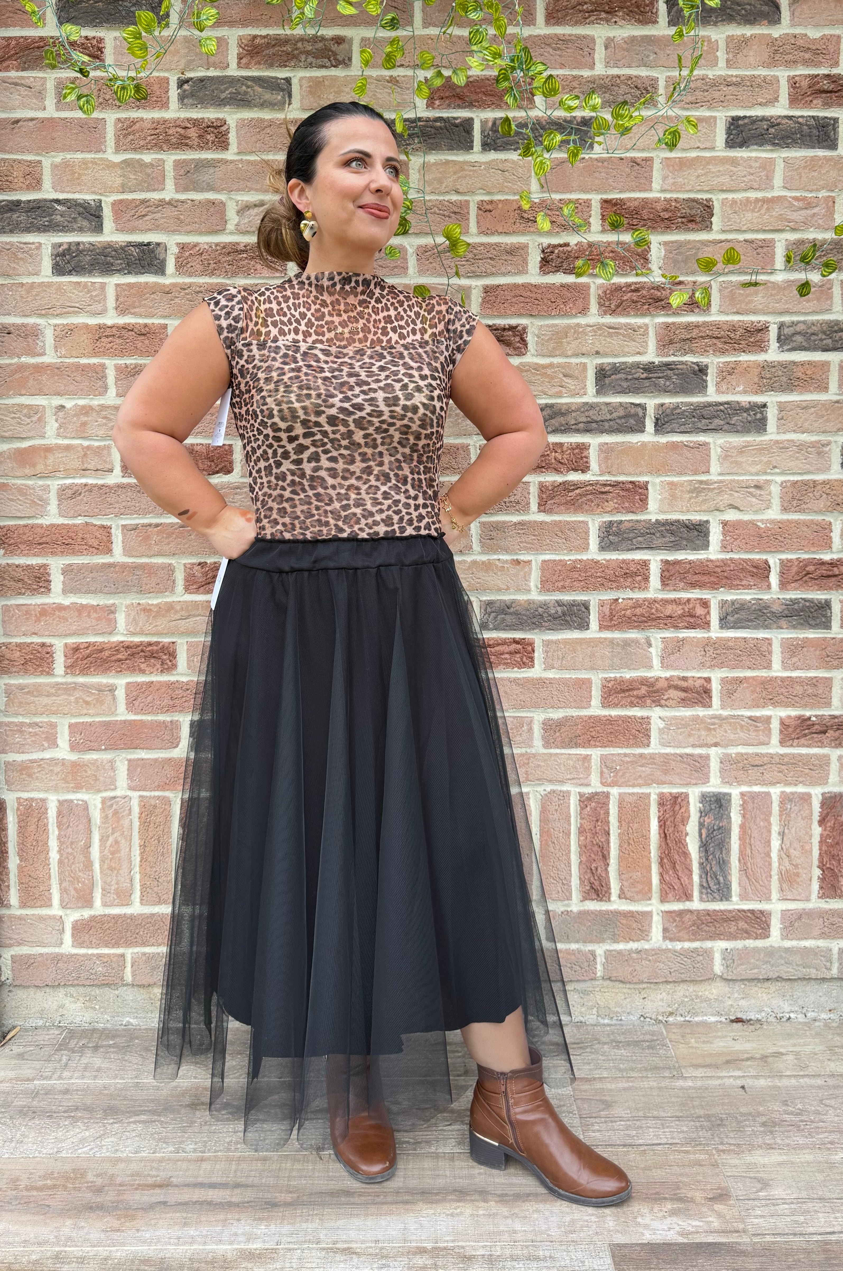 Blouse léopard