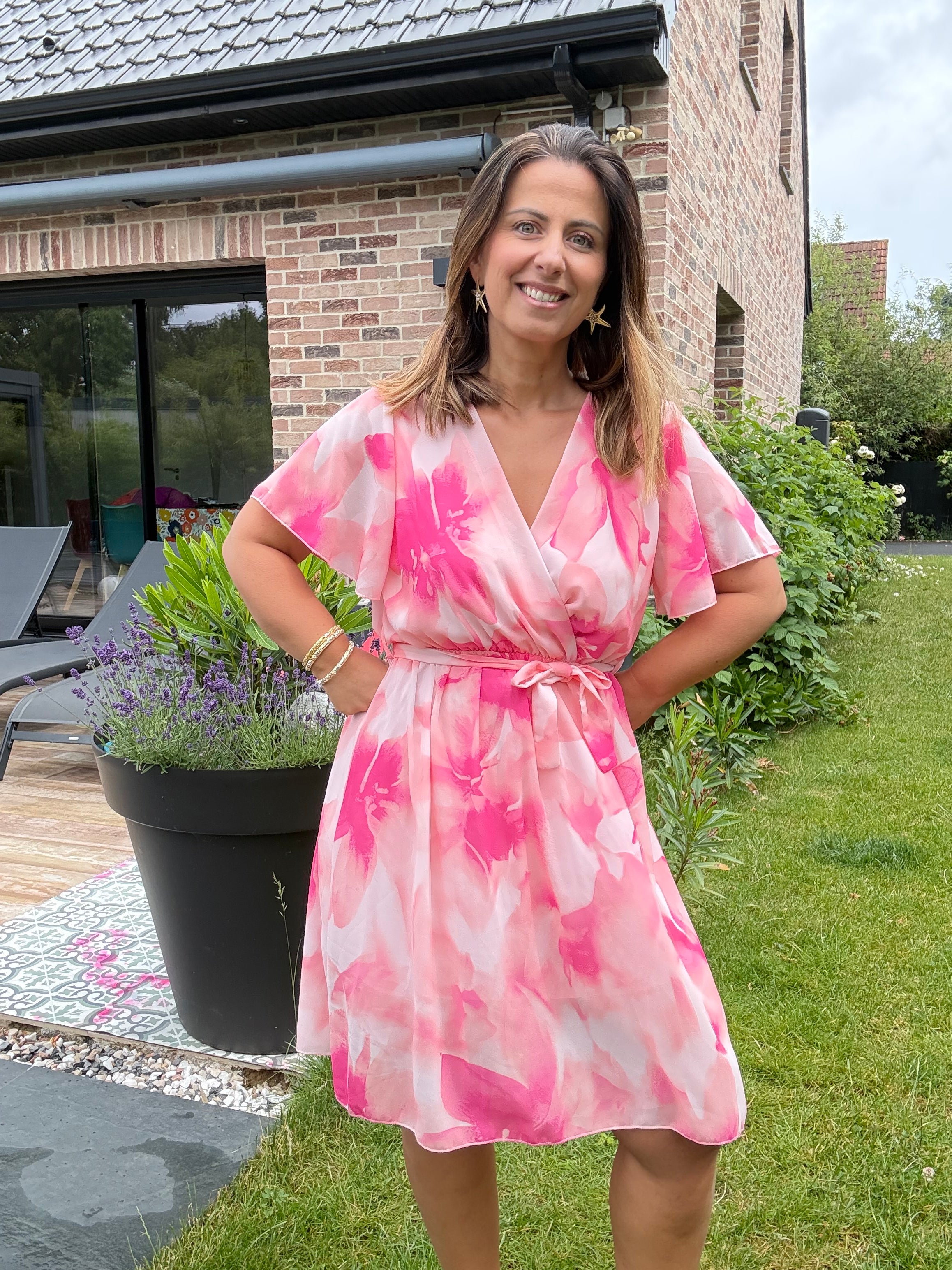 Robe Fiona courte et fluide