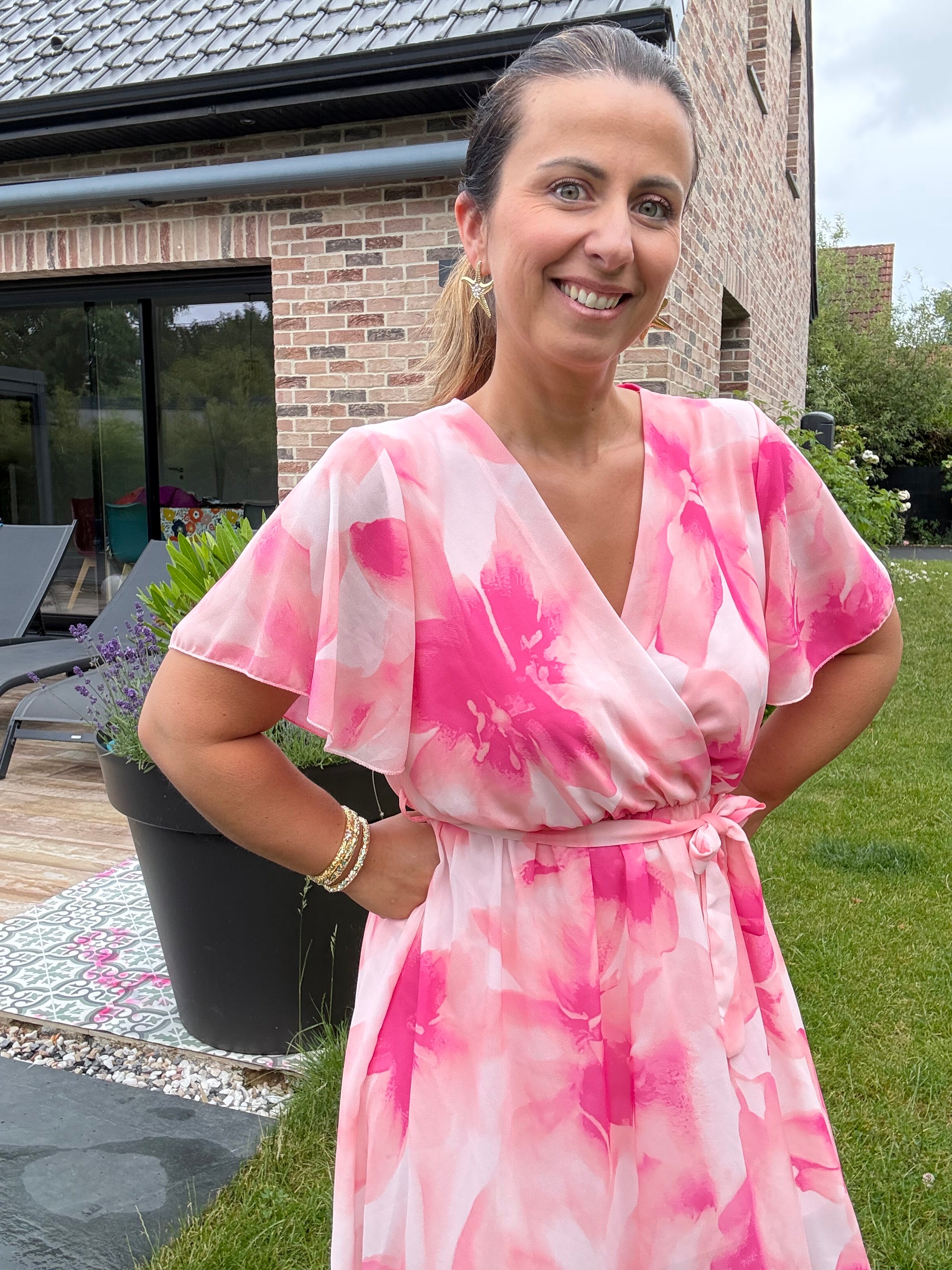 Robe Fiona courte et fluide