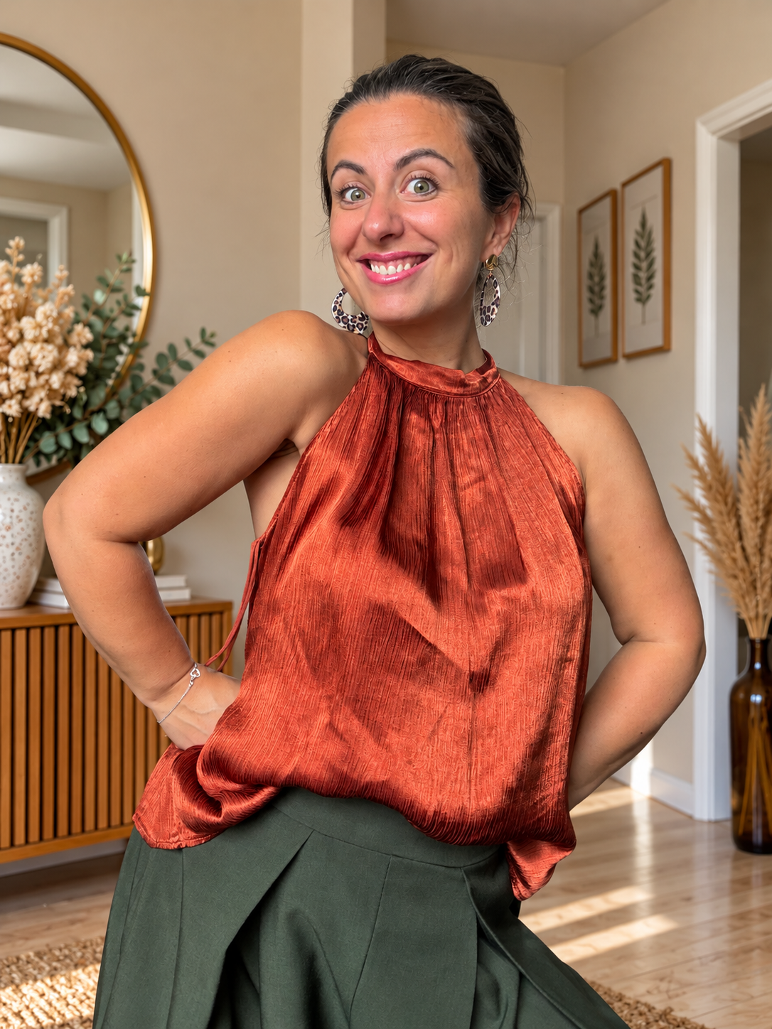 Blouse Anaïs satin