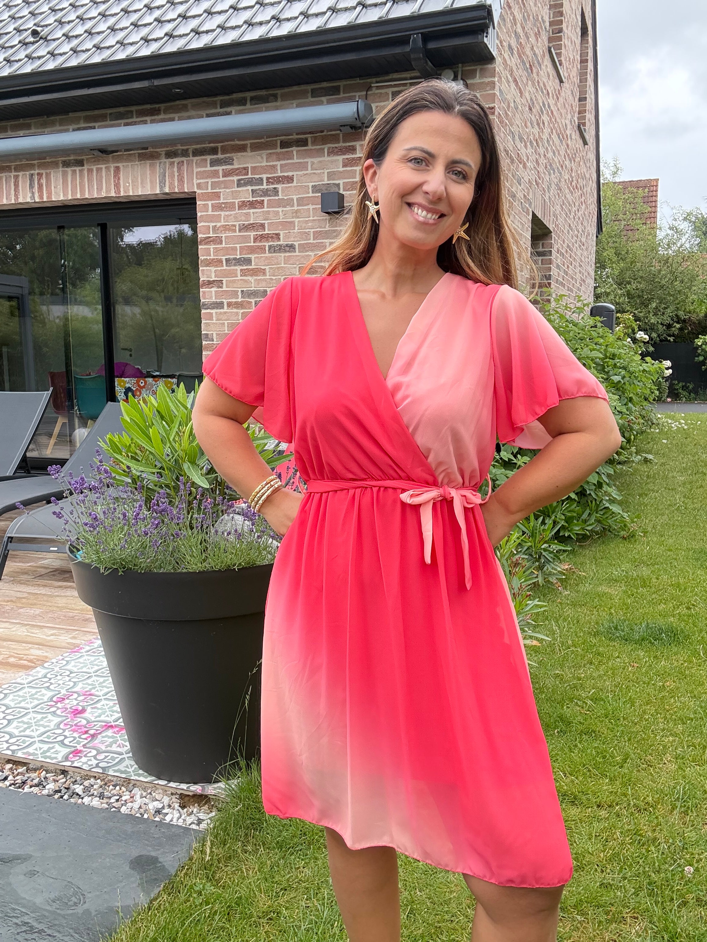 Robe Fiona courte et fluide