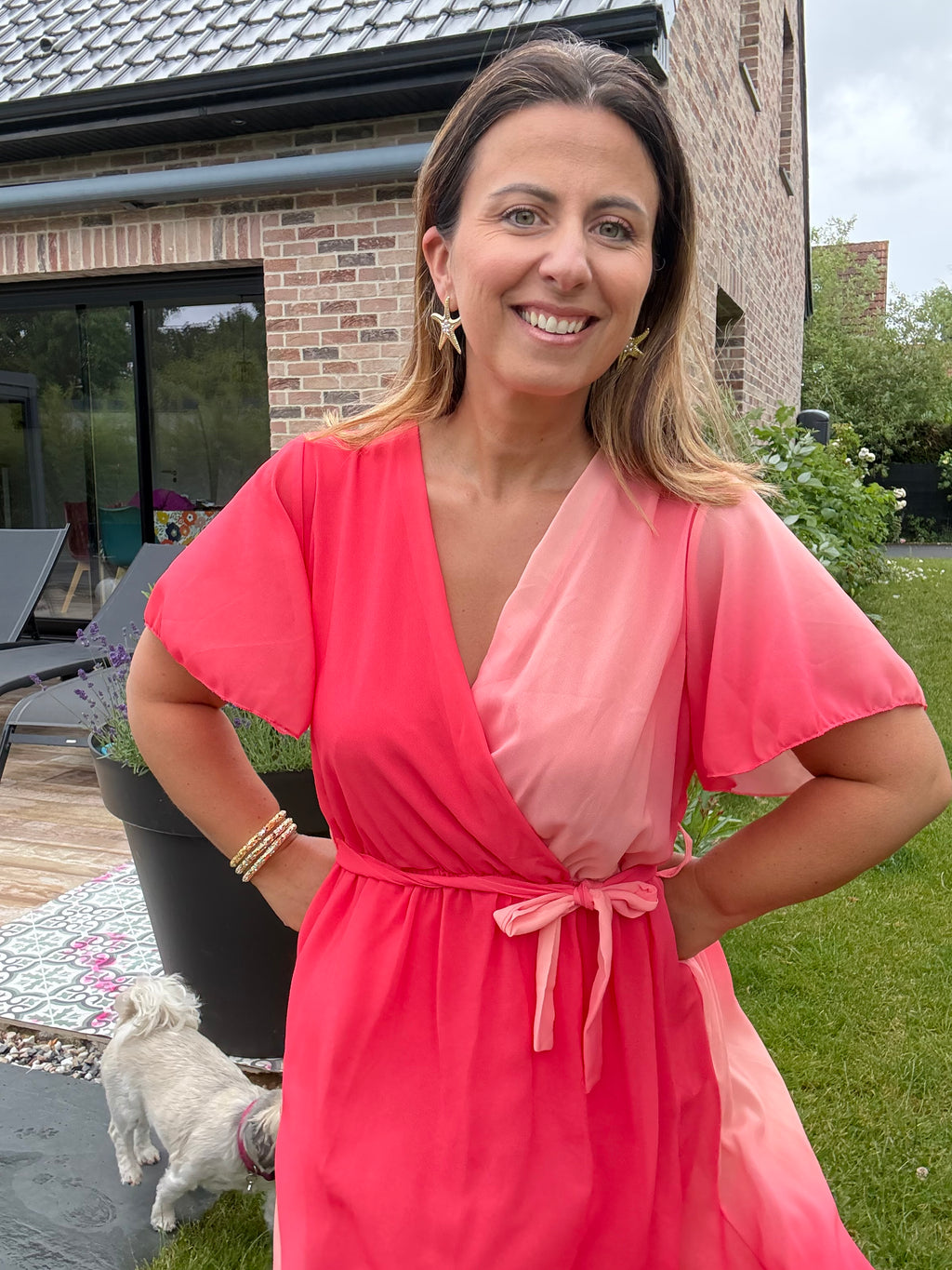 Robe Fiona courte et fluide