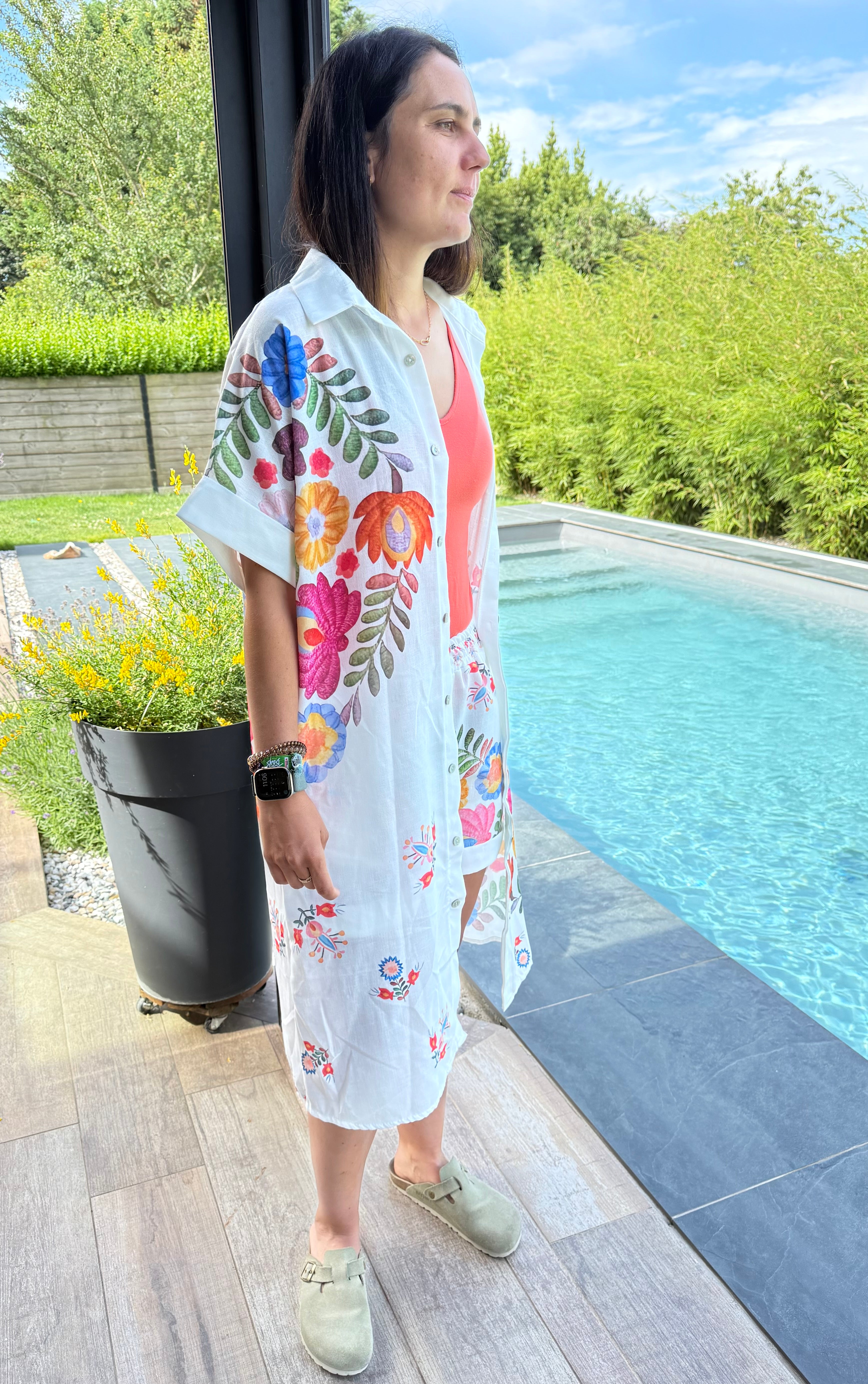 Chemise fiesta floral