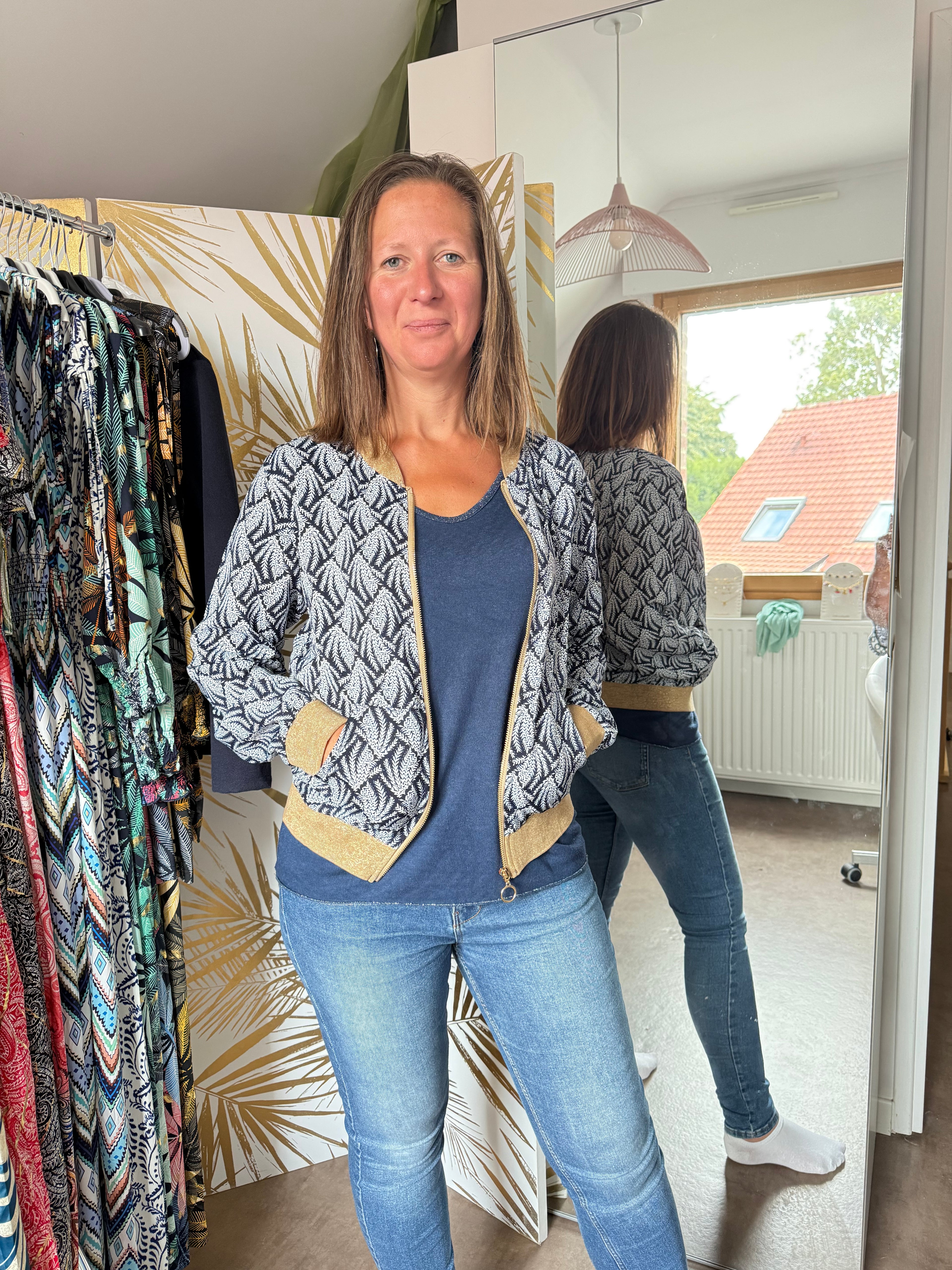 Bomber imprimé