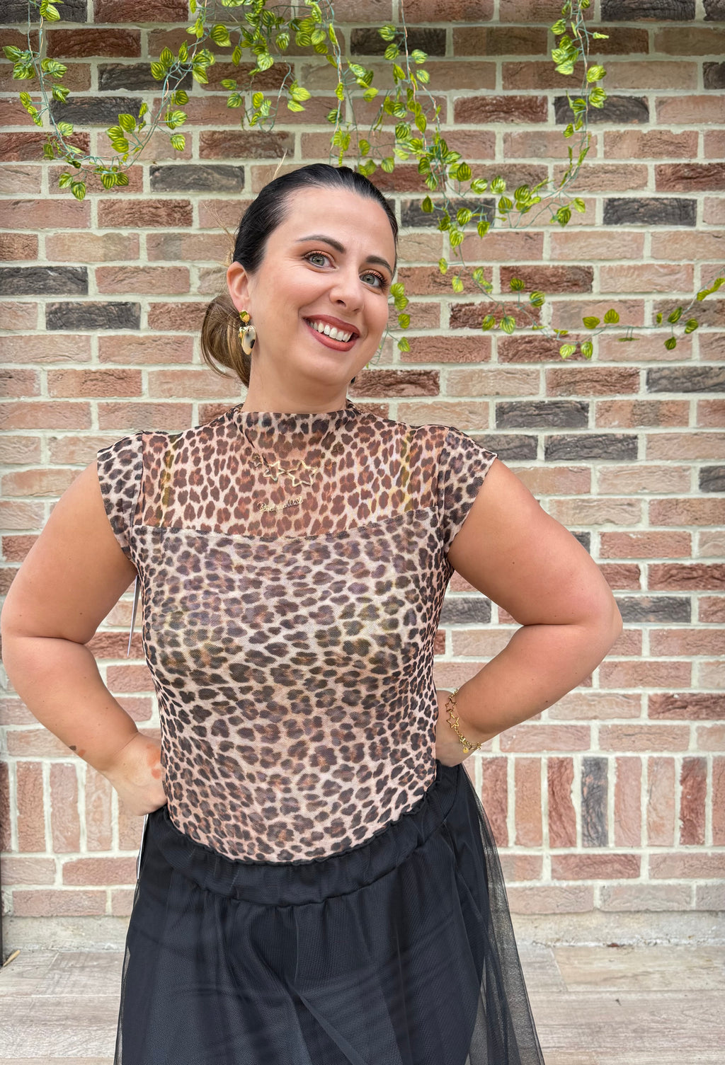 Blouse léopard