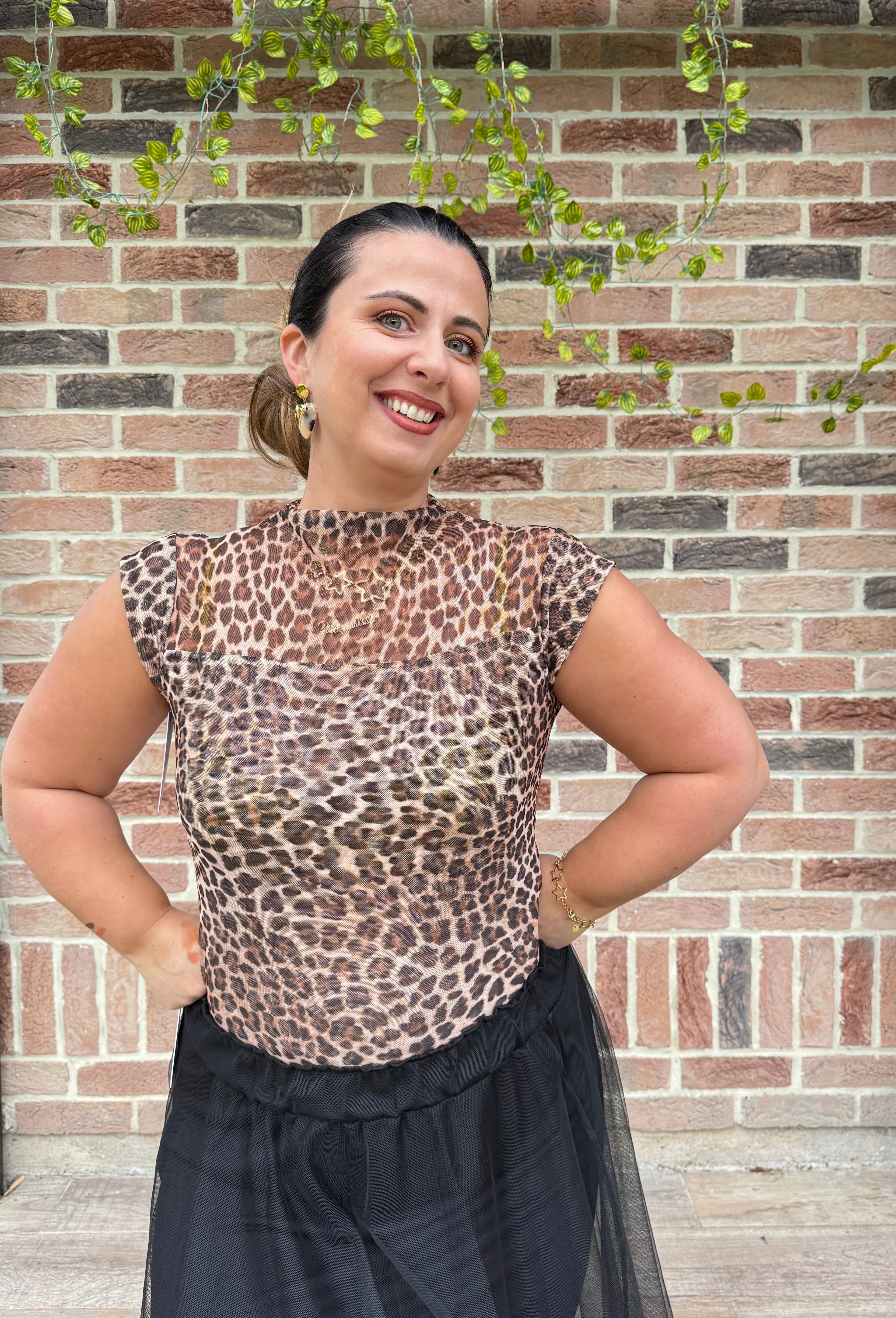 Blouse léopard