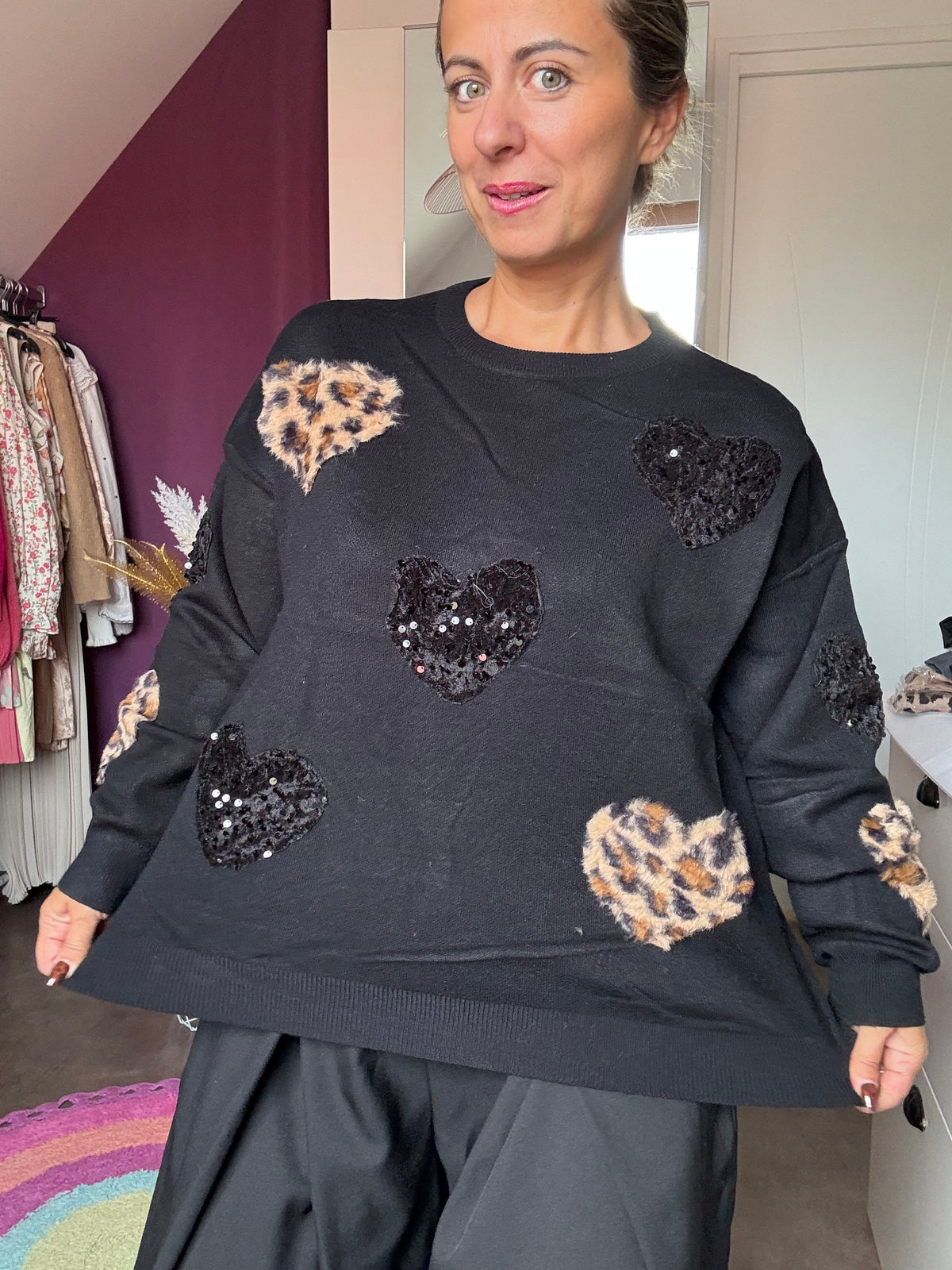 Pull Cœur Léo