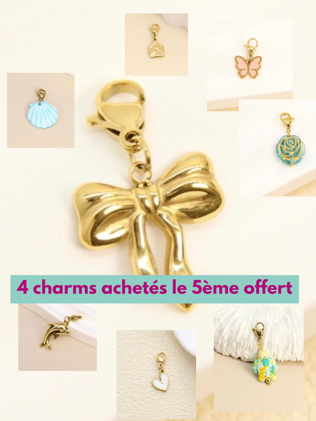 Charms pour collier personnalisable
